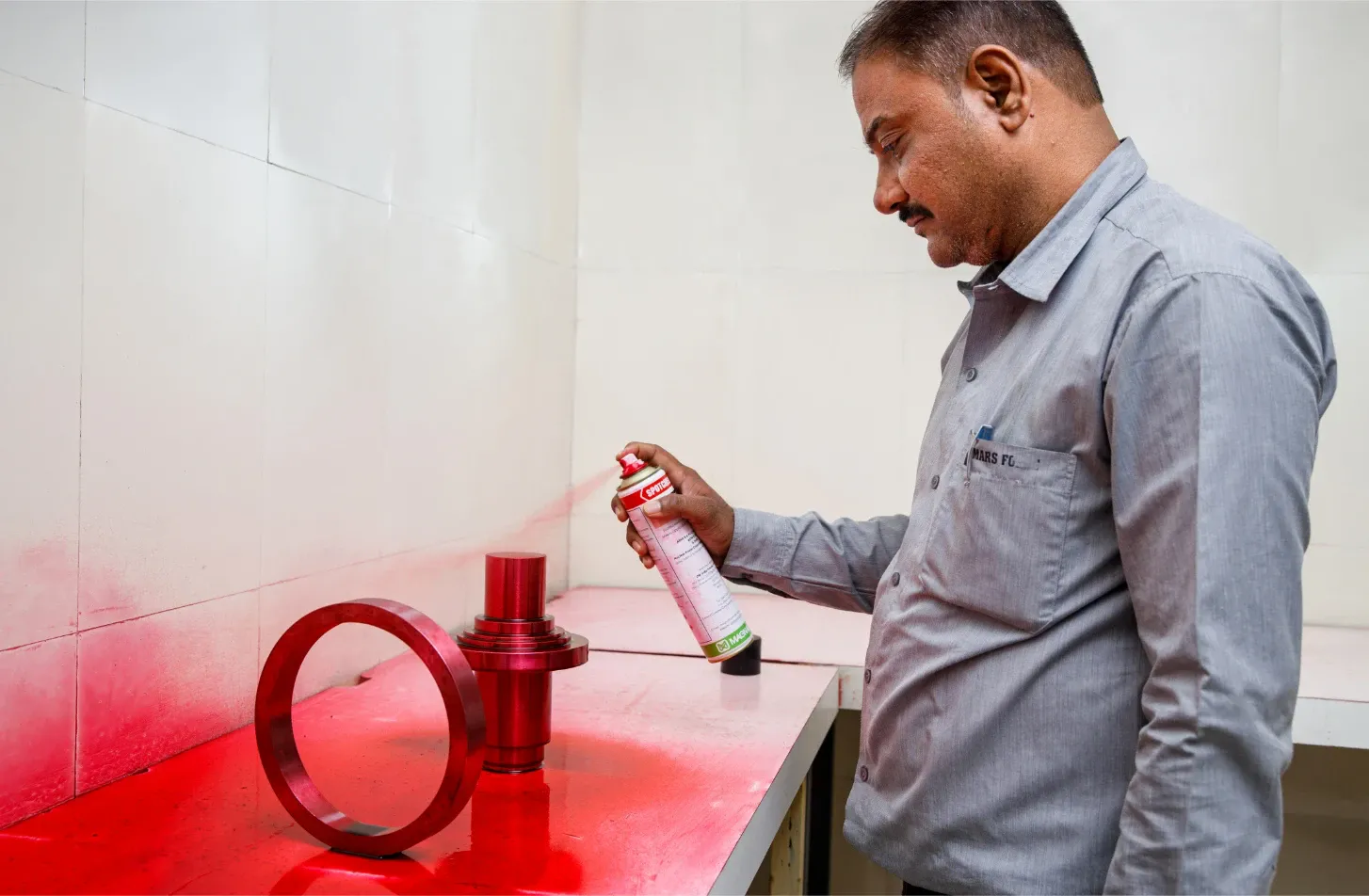 Dye Penetrant Testing Room